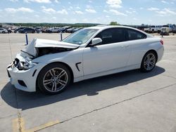 Salvage cars for sale at Grand Prairie, TX auction: 2014 BMW 428 I