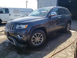 Salvage cars for sale at Chicago Heights, IL auction: 2014 Jeep Grand Cherokee Limited