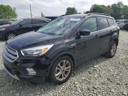 Salvage cars for sale from Copart Mebane, NC: 2018 Ford Escape SE