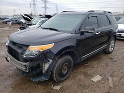Salvage cars for sale at Elgin, IL auction: 2012 Ford Explorer Limited