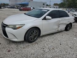 Salvage cars for sale at Opa Locka, FL auction: 2015 Toyota Camry LE