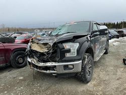 Salvage cars for sale at Montreal Est, QC auction: 2015 Ford F150 Supercrew