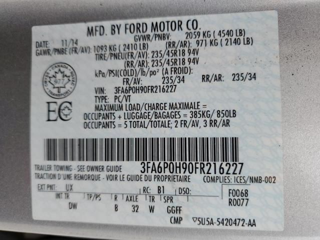 2015 Ford Fusion SE