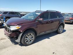 Salvage cars for sale from Copart Wilmer, TX: 2011 Ford Edge Limited