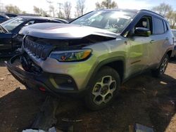 Vehiculos salvage en venta de Copart Elgin, IL: 2022 Jeep Compass Trailhawk