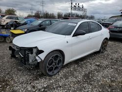 Salvage cars for sale at Columbus, OH auction: 2020 Alfa Romeo Giulia TI