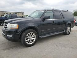 Salvage cars for sale at Wilmer, TX auction: 2016 Ford Expedition EL Limited