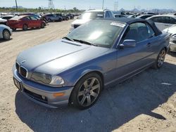 BMW salvage cars for sale: 2002 BMW 325 CI