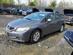 Honda Civic LX salvage cars for sale: 2013 Honda Civic LX