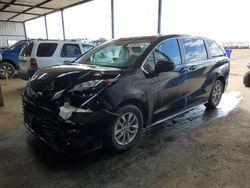 Toyota Sienna LE Vehiculos salvage en venta: 2022 Toyota Sienna LE