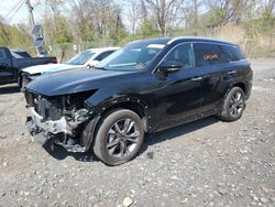 Salvage cars for sale from Copart Marlboro, NY: 2023 Infiniti QX60 Luxe