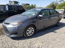 Salvage cars for sale at Riverview, FL auction: 2018 Toyota Corolla LE
