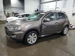 Salvage cars for sale at Ham Lake, MN auction: 2012 Mitsubishi Outlander SE