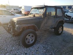 Salvage cars for sale from Copart Haslet, TX: 2004 Jeep Wrangler / TJ Sport