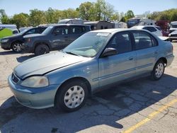 Salvage cars for sale from Copart Rogersville, MO: 2000 Honda Civic Base