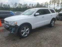 Salvage cars for sale at Harleyville, SC auction: 2013 Dodge Durango Citadel