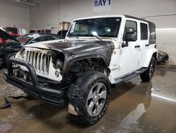Carros con motor quemado a la venta en subasta: 2016 Jeep Wrangler Unlimited Sahara