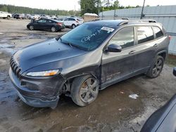 Salvage cars for sale from Copart Harleyville, SC: 2017 Jeep Cherokee Latitude