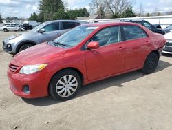 Salvage cars for sale from Copart Finksburg, MD: 2013 Toyota Corolla Base