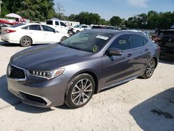 Salvage cars for sale at Ocala, FL auction: 2018 Acura TLX Tech