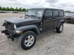 Vehiculos salvage en venta de Copart Houston, TX: 2018 Jeep Wrangler Unlimited Sport