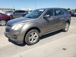Salvage cars for sale at Grand Prairie, TX auction: 2010 Chevrolet Equinox LS