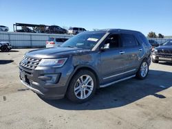 Salvage cars for sale at Martinez, CA auction: 2016 Ford Explorer Limited