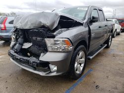 Salvage cars for sale at Pekin, IL auction: 2013 Dodge RAM 1500 ST