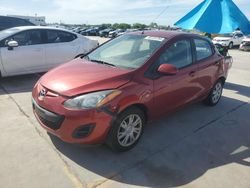 Salvage cars for sale at Grand Prairie, TX auction: 2014 Mazda 2 Sport