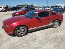 Salvage cars for sale at Temple, TX auction: 2012 Ford Mustang