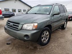 Salvage cars for sale at Pekin, IL auction: 2006 Toyota Highlander Limited