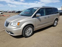 Salvage cars for sale at Brighton, CO auction: 2016 Chrysler Town & Country Limited