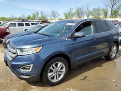 Salvage cars for sale at Bridgeton, MO auction: 2018 Ford Edge SEL