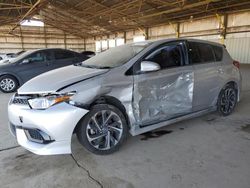 Toyota Corolla IM salvage cars for sale: 2018 Toyota Corolla IM