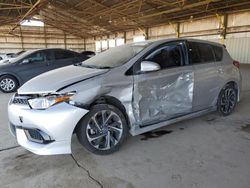 Toyota Corolla IM Vehiculos salvage en venta: 2018 Toyota Corolla IM