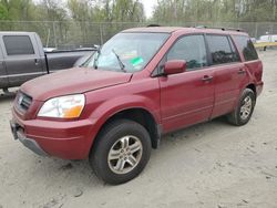Salvage cars for sale from Copart Waldorf, MD: 2003 Honda Pilot EX