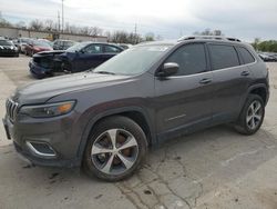 Salvage cars for sale from Copart Fort Wayne, IN: 2019 Jeep Cherokee Limited