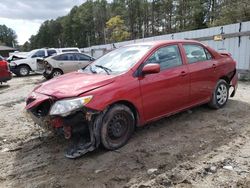 Salvage cars for sale at Seaford, DE auction: 2010 Toyota Corolla Base