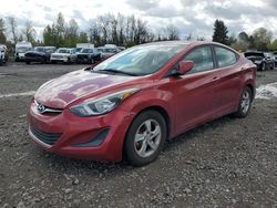 Salvage cars for sale at Portland, OR auction: 2015 Hyundai Elantra SE