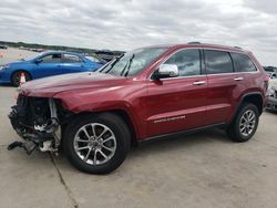 Vehiculos salvage en venta de Copart Grand Prairie, TX: 2014 Jeep Grand Cherokee Limited