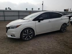 Salvage cars for sale at Mercedes, TX auction: 2021 Nissan Versa SR