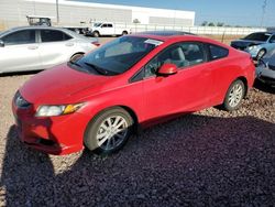 Vehiculos salvage en venta de Copart Phoenix, AZ: 2012 Honda Civic EX