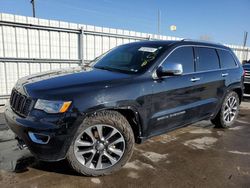 Salvage cars for sale at Littleton, CO auction: 2017 Jeep Grand Cherokee Overland