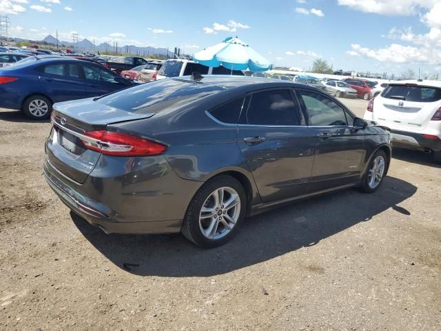 2018 Ford Fusion SE Hybrid