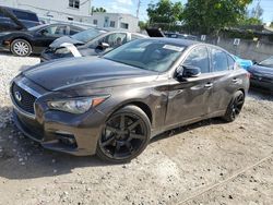 Salvage cars for sale at Opa Locka, FL auction: 2016 Infiniti Q50 RED Sport 400