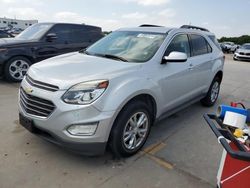 Salvage cars for sale at Grand Prairie, TX auction: 2017 Chevrolet Equinox LT