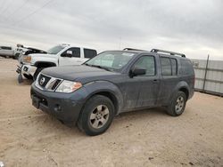Salvage cars for sale at Andrews, TX auction: 2010 Nissan Pathfinder S
