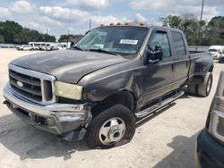 Salvage cars for sale from Copart Riverview, FL: 2003 Ford F350 Super Duty