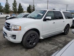 Ford Expedition salvage cars for sale: 2017 Ford Expedition EL Limited