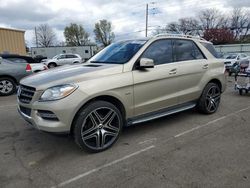 Salvage cars for sale from Copart Moraine, OH: 2012 Mercedes-Benz ML 350 Bluetec